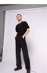 Men's Short Sleeve Mesh Metal Tee