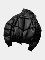 Oversized Zip Collar Puffer Jacket