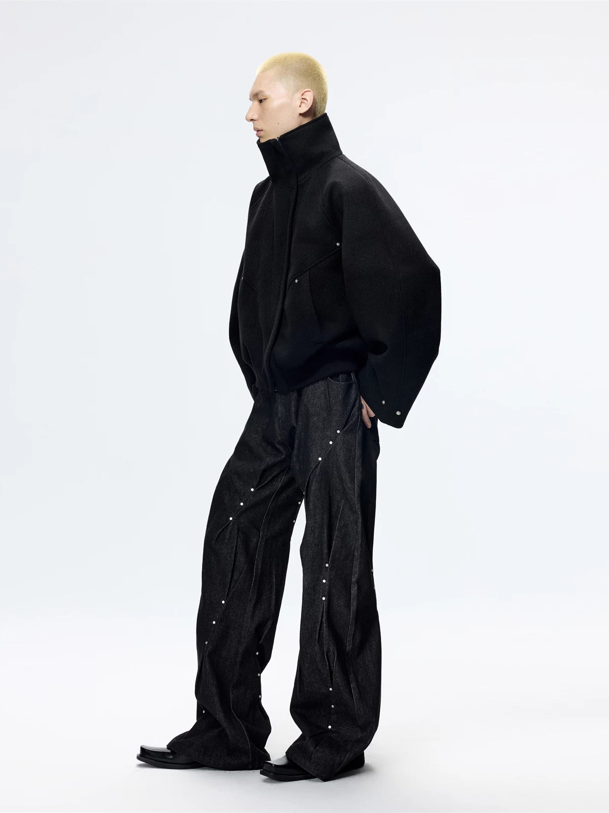 Warm Loose Short Wool Cocoon Coat