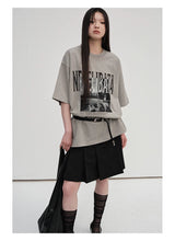 300G Double Yarn Printed Tee