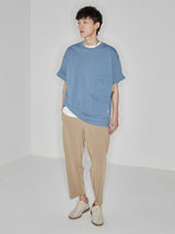 Drapey Stretchy Elastic Waist Cropped Pants