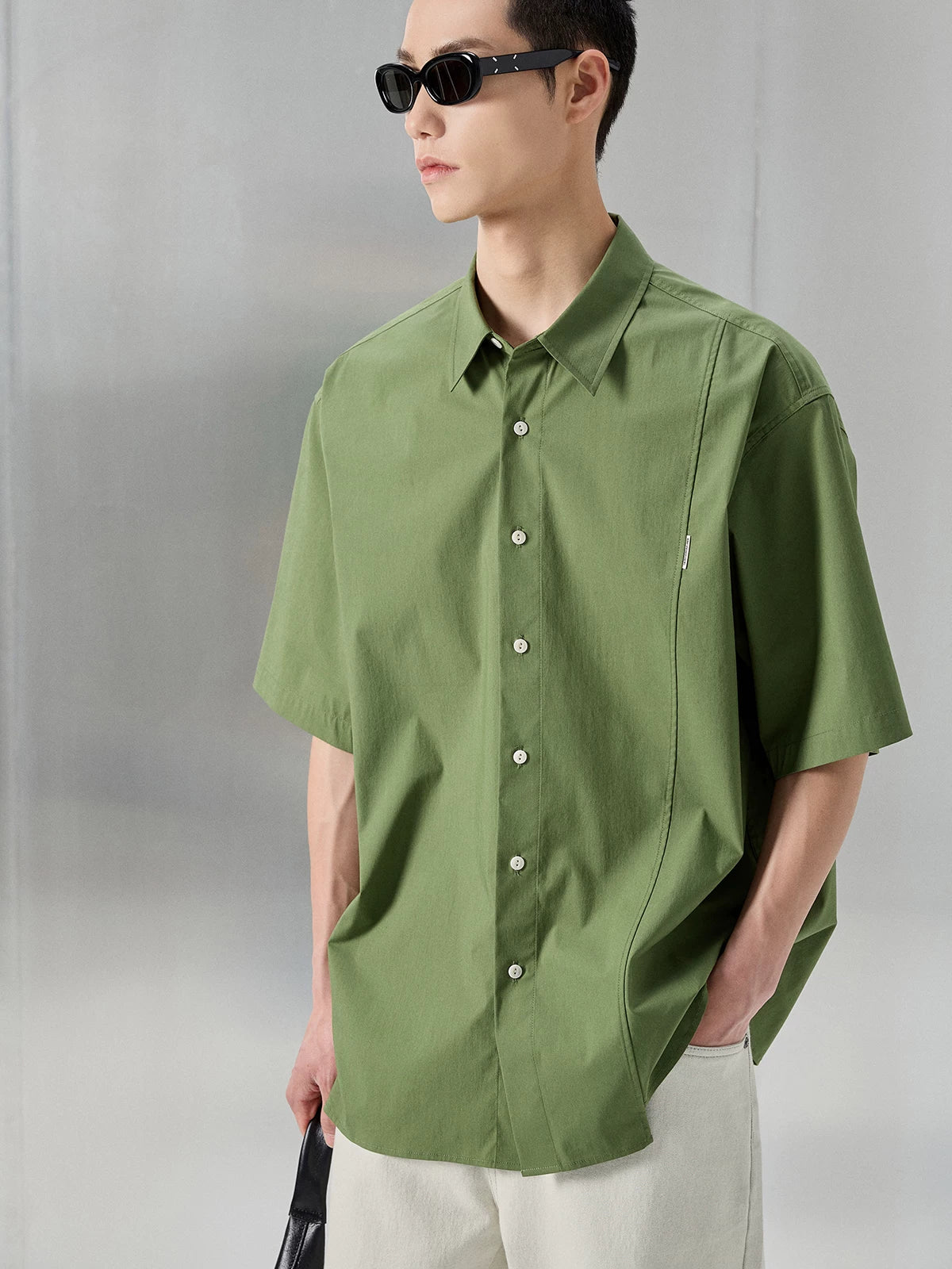 Retro Short Sleeve Pima Blend Shirt