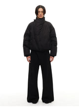 Magnetic Zipper Turtleneck Down Jacket