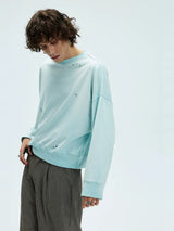 Four Color Baggy Couple Crewneck Sweatshirts