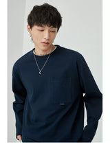 Ribbon Pocket Long Sleeve Tee