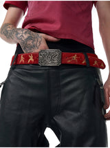 Kung Fu Silhouette Horsehair Belt