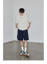 Magnetic Belted Elastic Multi-pocket Shorts