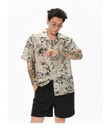 Muted Rose Silk Hawaiian Shirt
