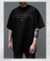Men's Solid Loose Heavy Cotton Tees