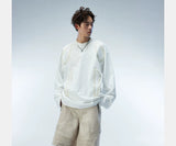 Long Sleeve Unisex Litchi Patch Tee