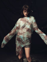 Irregular Mesh Unisex Tops