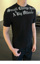 Quick Dry Straight Shoulder Printed Tees