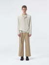 Long Sleeve Linen Tencel Blend Tees