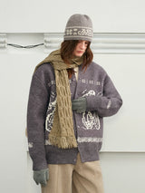 Thick Warm Cable Knit Tassel Scarf