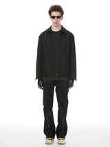 Loose Straight-Leg 360g Twill Pants
