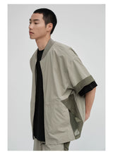 Crew Neck Raw Hem Short-Sleeve Tees