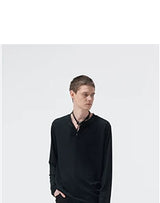 Long Sleeve Linen Tencel Blend Tees