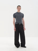 Lightweight Ribbed Short Sleeves