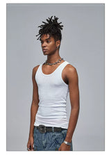 Skeleton Print Ribbed Tank Top