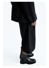 Merino Wool Raw Edge Blazer