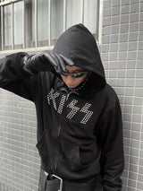 Slim Fit Beaded Heavyweight Hoodie