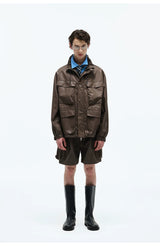Cotton Coated Multi-pocket Hunting Jacket
