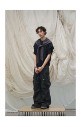 Intertwined Decorative Detachable Oversized Hood