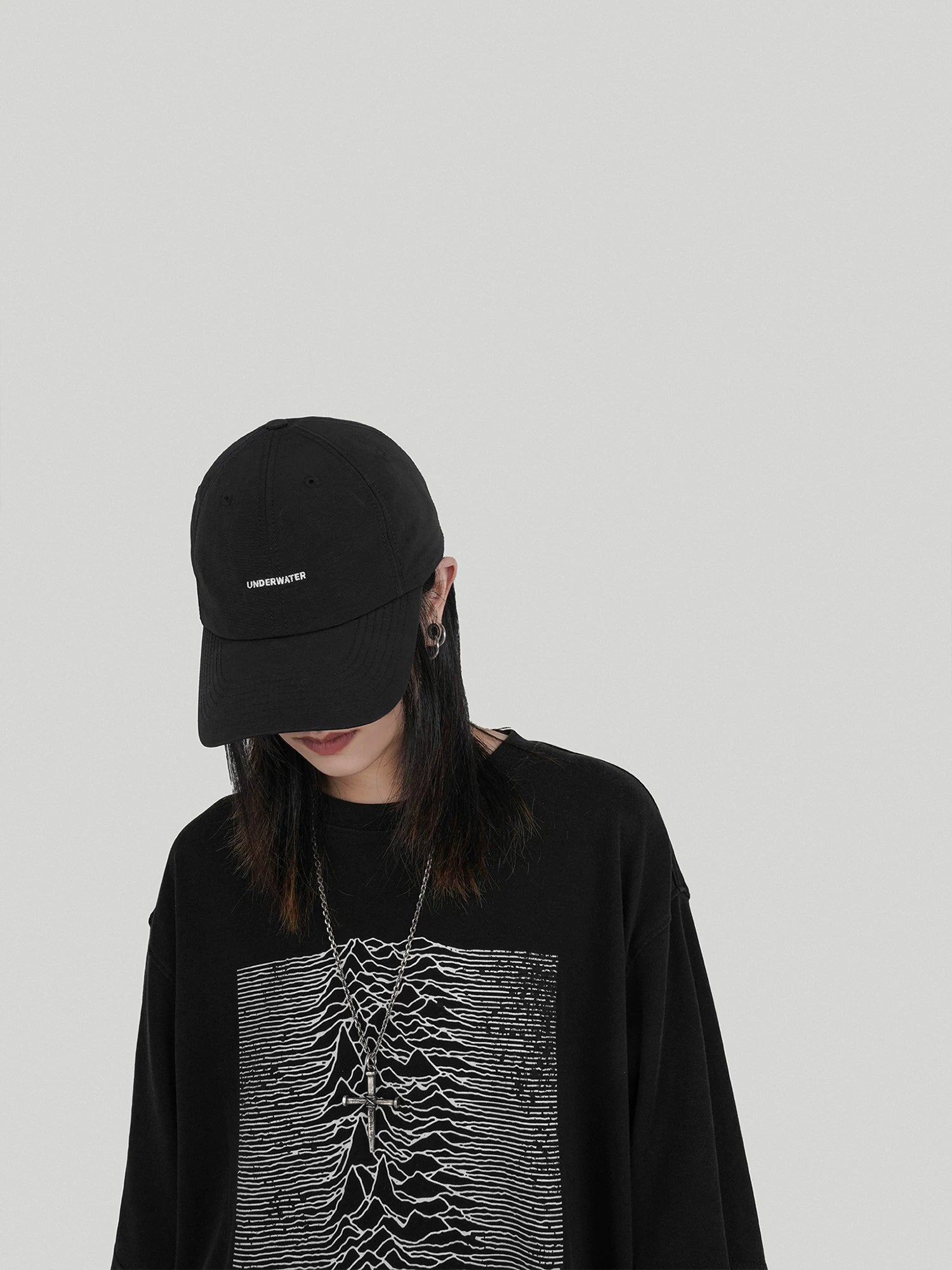 Black Waterproof Embroidered Logo Baseball Caps