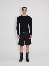 Lightweight Ribbed Knit Long Sleeve