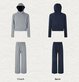 Men's Reversible Zip Hoodie Sweatpants Set