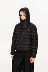 Lightweight Hooded 90% Down Water-repellent Jacket