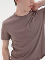 Chest Pocket Silk Cotton Tees