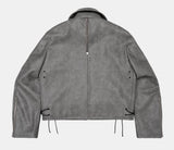 Vintage Stand Collar Biker Jacket