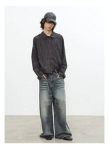 Striped Drop Shoulder Shirts