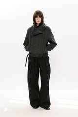 50% Merino Wool Set-Shoulder Zip Jacket