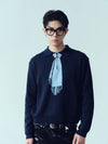 Short Jacquard Casual Wool Sweater