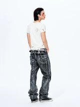 Men's Slim Skull Print Tee