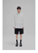 Basic Embroidered Pima Cotton Blend Shirt