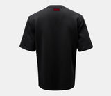 Black Boxy Short Sleeve Modal Tee