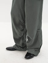 Sand Washed Pleated Tencel Pants
