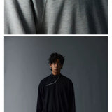 Men's Solid Waffle Mock Zip Sweatshirt