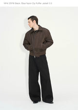 Loose Slim Lapel Collar Cotton Coat