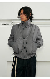 Men's Winter 3-in-1 Vest Scarf Coat