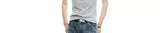 Casual Slub Distressed Flared Denim Pants