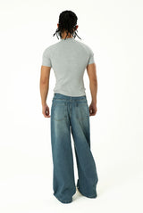 Men's Colorblock Ribbed Short Sleeve Tee