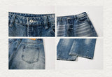 Men's Vintage Washed Loose Jeans