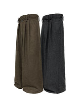 85% Wool Pleated Pants