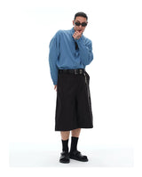 Men's Misty Blue Long Sleeve Shirts