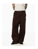 Imported Corduroy Wide Leg Straight Pants