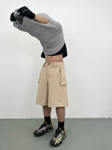 Wrinkle Resistant Saddle Pocket Shorts